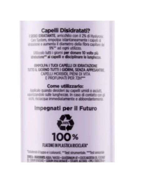 elvive hydra hyaluronic siero capelli idratante 150ml - senza risciacquo: tuttocasashop.it: igiene e cura della persona