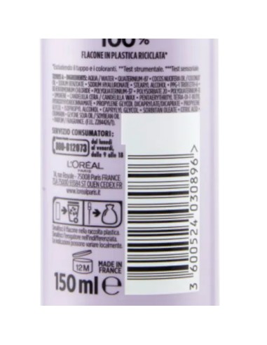 elvive hydra hyaluronic siero capelli idratante 150ml - senza risciacquo: tuttocasashop.it: igiene e cura della persona