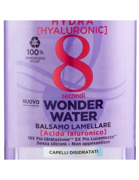 elvive wonder water hydra hyaluronic 8 secondi - 200ml - balsamo lamellare: tuttocasashop.it: igiene e cura della persona