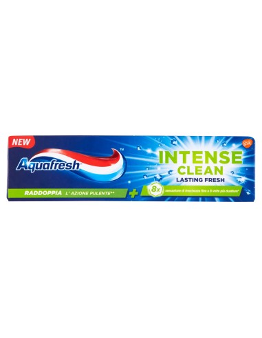 aquafresh dentifricio 75ml - intense clean - freschezza lunga durata: tuttocasashop.it: igiene e cura della persona