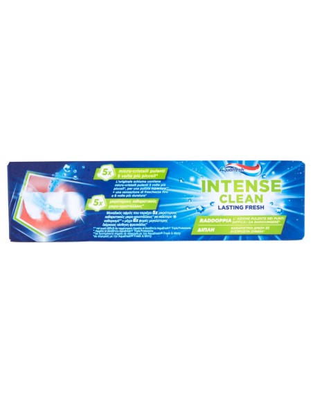 aquafresh dentifricio 75ml - intense clean - freschezza lunga durata: tuttocasashop.it: igiene e cura della persona