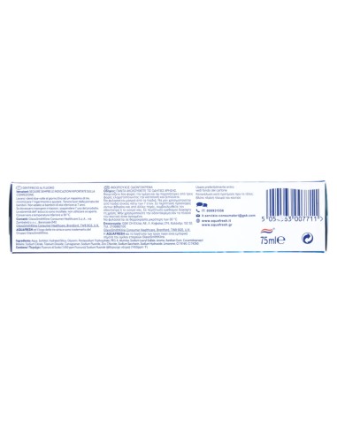 aquafresh dentifricio 75ml - intense clean - freschezza lunga durata: tuttocasashop.it: igiene e cura della persona