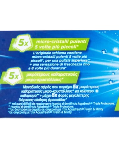 aquafresh dentifricio 75ml - intense clean - freschezza lunga durata: tuttocasashop.it: igiene e cura della persona