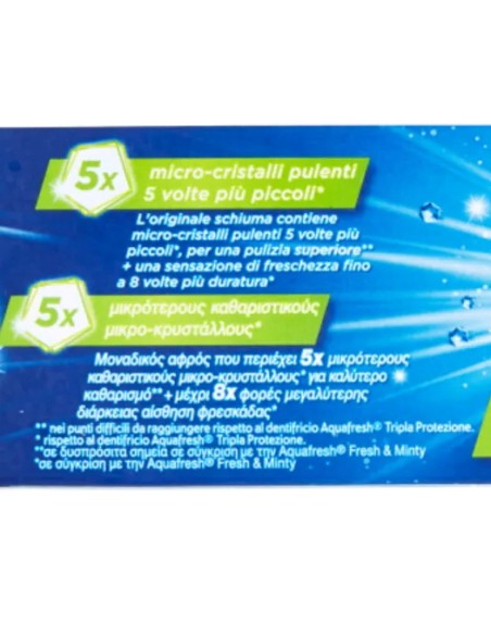 aquafresh dentifricio 75ml - intense clean - freschezza lunga durata: tuttocasashop.it: igiene e cura della persona
