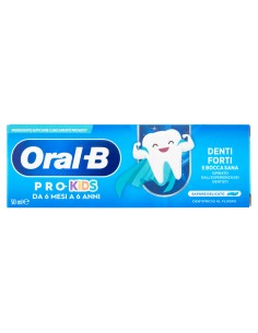 oral-b pro-kids dentifricio 50ml - denti forti e bocca sana - da 0 a 6 anni: tuttocasashop.it: igiene e cura della persona