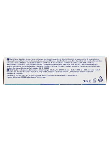 oral-b pro-kids dentifricio 50ml - denti forti e bocca sana - da 0 a 6 anni: tuttocasashop.it: igiene e cura della persona