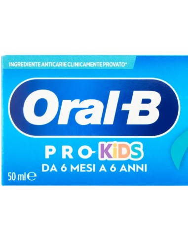 oral-b pro-kids dentifricio 50ml - denti forti e bocca sana - da 0 a 6 anni: tuttocasashop.it: igiene e cura della persona