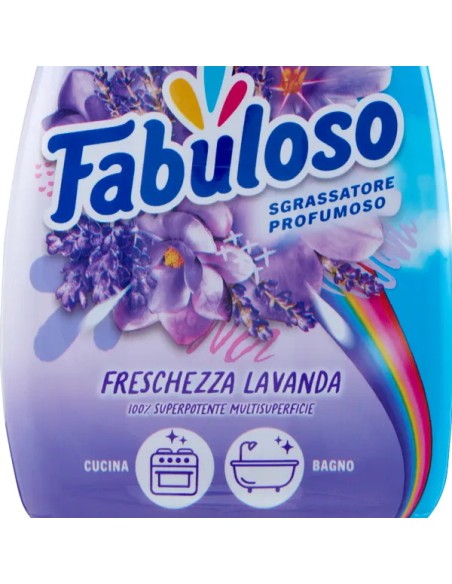 fabuloso sgrassatore profumoso spray - 600ml - freschezza lavanda: tuttocasashop.it: pulizia e cura della casa