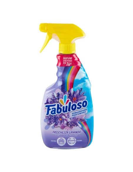 fabuloso sgrassatore profumoso spray - 600ml - freschezza lavanda: tuttocasashop.it: pulizia e cura della casa