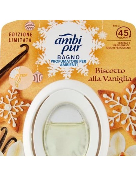 ambipur bagno deodorante per ambienti - 7.5ml - biscotto alla vaniglia: tuttocasashop.it: pulizia e cura della casa