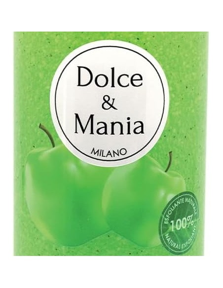 dolce & mania doccia shower gel esfoliante - 300ml - mela verde: tuttocasashop.it: igiene e cura della persona