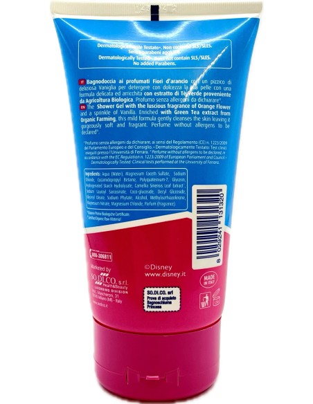 naturaverde kids doccia schiuma - 150ml - disney princess: tuttocasashop.it: igiene e cura della persona
