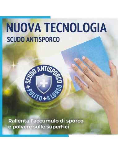quasar vetri detergente spray - 680ml - con erogatore - con alcool: tuttocasashop.it: pulizia e cura della casa