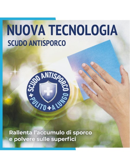 quasar vetri detergente spray - 680ml - con erogatore - con alcool: tuttocasashop.it: pulizia e cura della casa