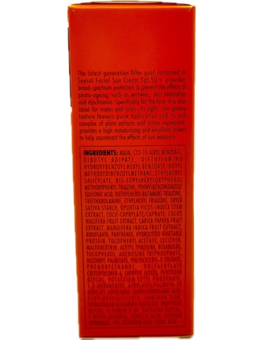 seysol crema solare viso 50ml anti-age antimacchia - spf 50+ - molto alta: tuttocasashop.it: igiene e cura della persona
