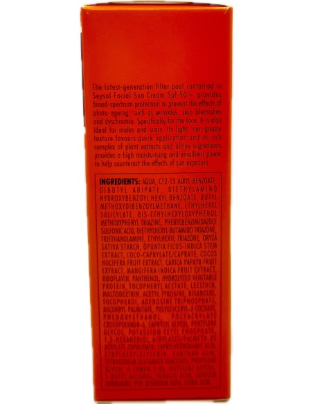 seysol crema solare viso 50ml anti-age antimacchia - spf 50+ - molto alta: tuttocasashop.it: igiene e cura della persona
