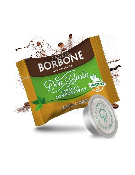 borbone don carlo caffe' 50 capsule compatibili a modo mio - miscela oro: tuttocasashop.it: altro - bazar