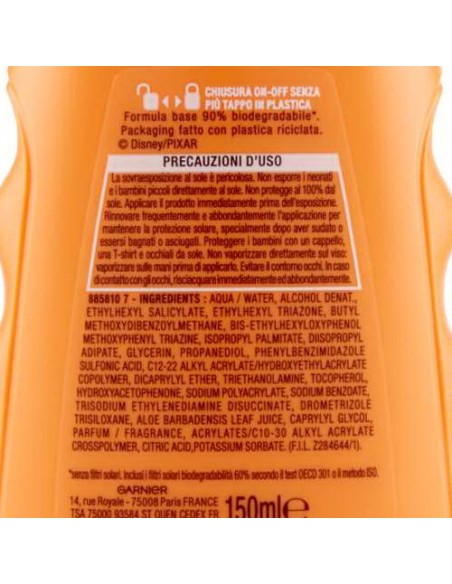 ambre solaire kids spray solare - 150ml - spf50+ - protezione molto alta: tuttocasashop.it: igiene e cura della persona
