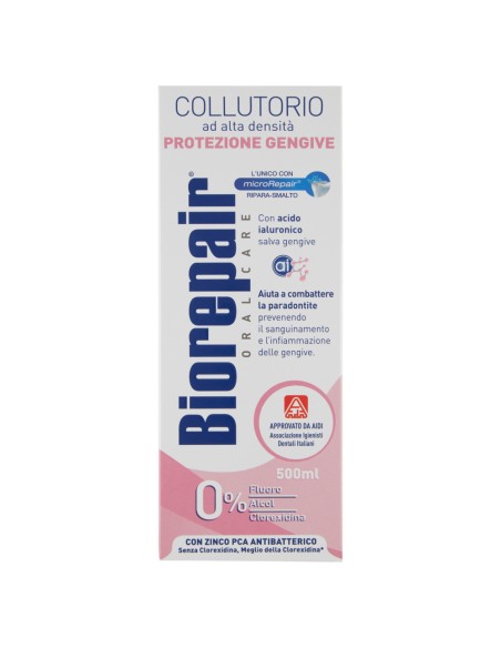 biorepair collutorio - 500ml - alta densita' - protezione gengive: tuttocasashop.it: igiene e cura della persona