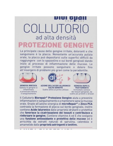 biorepair collutorio - 500ml - alta densita' - protezione gengive: tuttocasashop.it: igiene e cura della persona