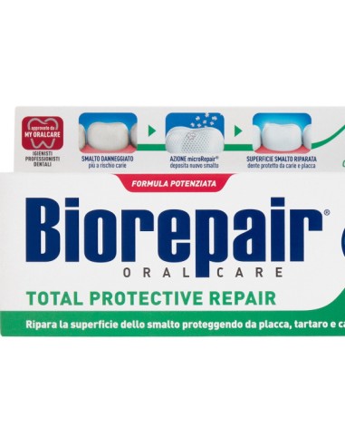 biorepair dentifricio - 75ml - total protection - protezione carie e smalto: tuttocasashop.it: igiene e cura della persona