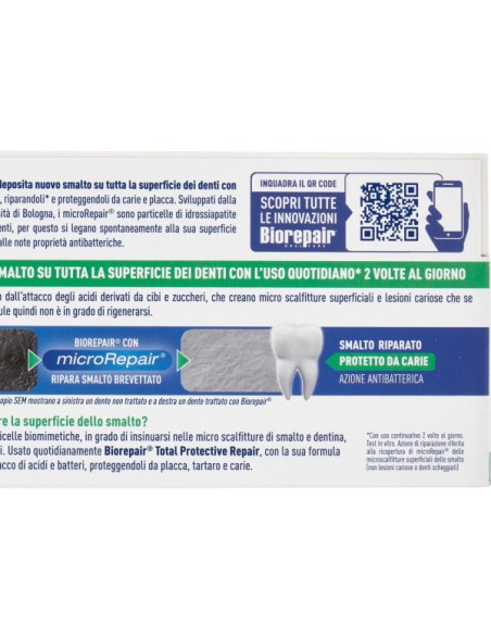 biorepair dentifricio - 75ml - total protection - protezione carie e smalto: tuttocasashop.it: igiene e cura della persona