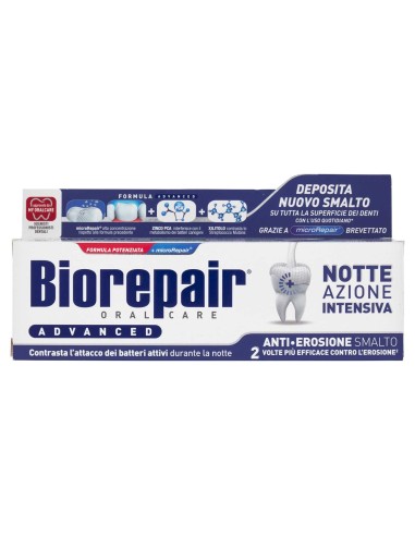 biorepair dentifricio - 75ml - advanced - notte azione intensiva: tuttocasashop.it: igiene e cura della persona