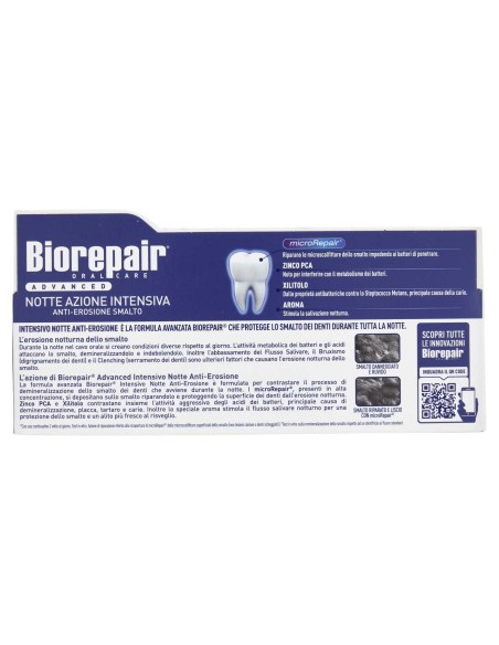biorepair dentifricio - 75ml - advanced - notte azione intensiva: tuttocasashop.it: igiene e cura della persona