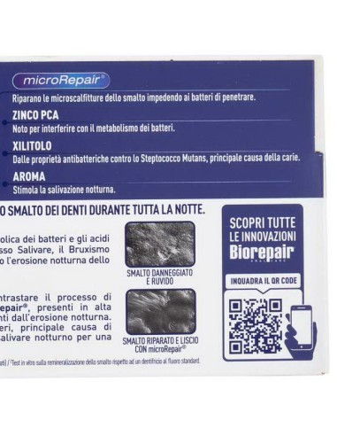 biorepair dentifricio - 75ml - advanced - notte azione intensiva: tuttocasashop.it: igiene e cura della persona