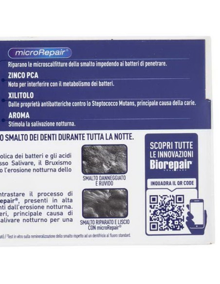 biorepair dentifricio - 75ml - advanced - notte azione intensiva: tuttocasashop.it: igiene e cura della persona