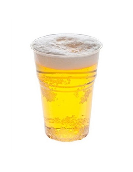 vip 50 bicchieri in plastica pp trasparenti - 250cc - birra - monouso: tuttocasashop.it: carta & monouso
