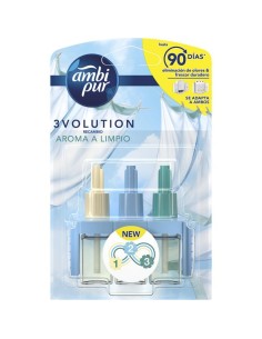 ambipur 3volution ricarica per diffusore elettrico - profumo di pulito: tuttocasashop.it: pulizia e cura della casa