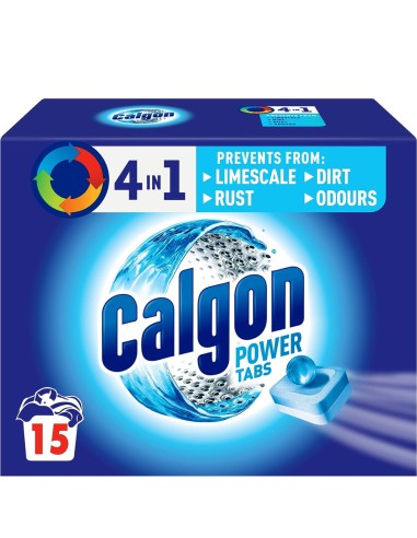 calgon tabs anticalcare per lavatrice 2in1 - 15 pastiglie: tuttocasashop.it: prodotti per bucato e tessuti