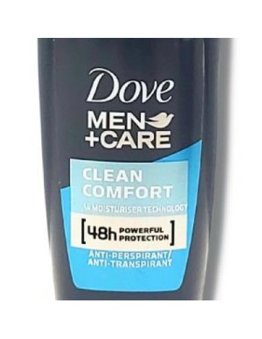 dove deodorante roll-on 50ml - for men - clean comfort - 48h no alcool: tuttocasashop.it: igiene e cura della persona