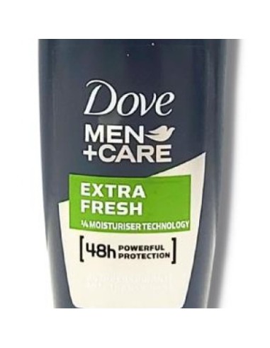 dove deodorante roll-on 50ml - for men - extra fresh - 48h - no alcool: tuttocasashop.it: igiene e cura della persona