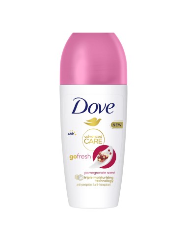 dove deodorante roll-on 50ml - go fresh pomegranate 48h - melograno: tuttocasashop.it: igiene e cura della persona