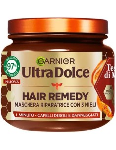 ultra dolce maschera per capelli - 340ml - tesori di miele - capelli deboli: tuttocasashop.it: igiene e cura della persona