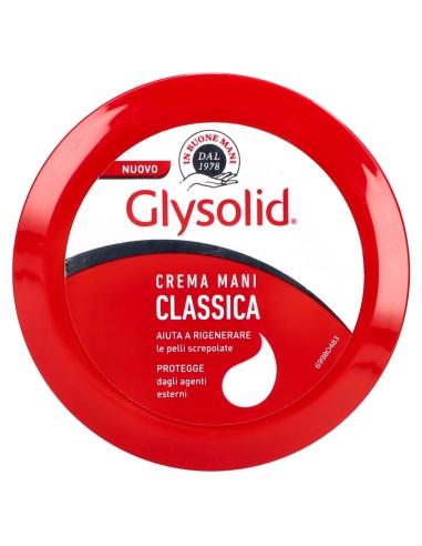 glysolid crema mani - vaso da 75ml - classica con glicerina mani screpolate: tuttocasashop.it: igiene e cura della persona