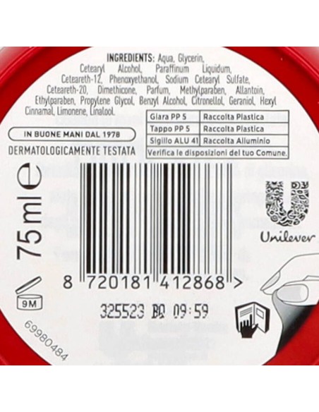 glysolid crema mani - vaso da 75ml - classica con glicerina mani screpolate: tuttocasashop.it: igiene e cura della persona