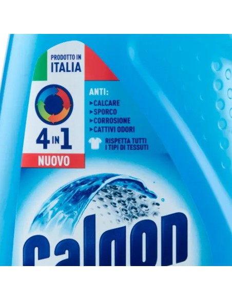 calgon gel 4 in 1 anticalcare per lavatrici - 750ml: tuttocasashop.it: prodotti per bucato e tessuti