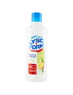 lysoform casa detergente disinfettante - 1100ml - te' verde e limone: tuttocasashop.it: pulizia e cura della casa