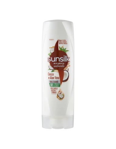 sunsilk balsamo 200ml cocco e aloe vera - per capelli secchi e sfibrati: tuttocasashop.it: igiene e cura della persona