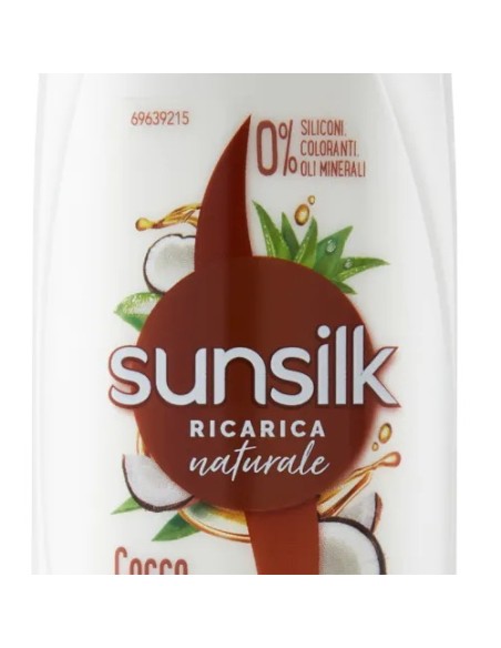 sunsilk balsamo 200ml cocco e aloe vera - per capelli secchi e sfibrati: tuttocasashop.it: igiene e cura della persona