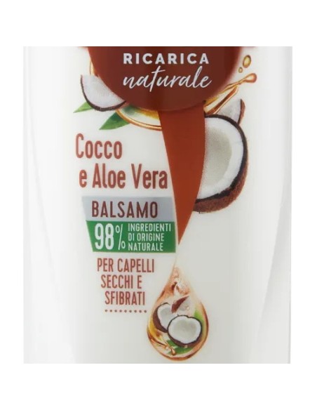 sunsilk balsamo 200ml cocco e aloe vera - per capelli secchi e sfibrati: tuttocasashop.it: igiene e cura della persona