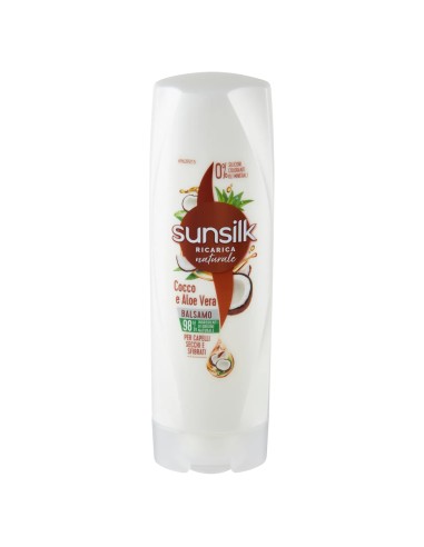 sunsilk balsamo 200ml cocco e aloe vera - per capelli secchi e sfibrati: tuttocasashop.it: igiene e cura della persona