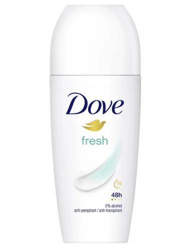 dove deodorante roll-on 50ml - fresh 48h - no alcool: tuttocasashop.it: igiene e cura della persona