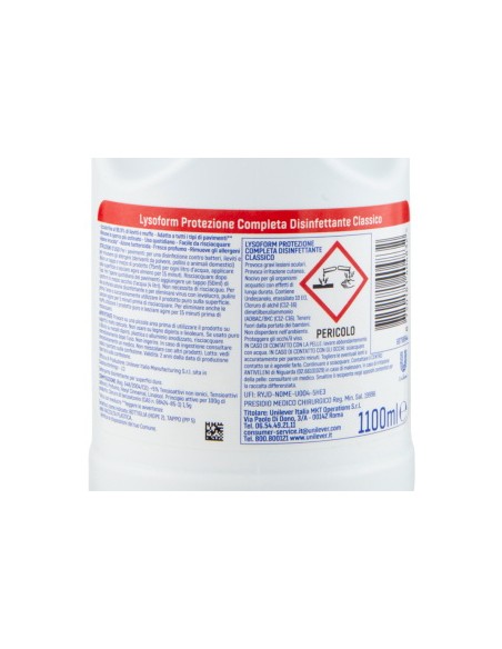 lysoform casa detergente disinfettante - 1100ml - classico: tuttocasashop.it: pulizia e cura della casa