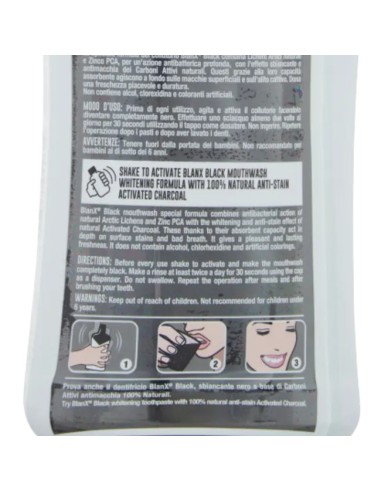 blanx collutorio per igiene dentale - 500ml - carboni attivi: tuttocasashop.it: igiene e cura della persona
