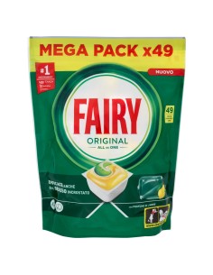 fairy all in one detersivo per lavastoviglie - 49 capsule - lemon: tuttocasashop.it: pulizia e cura della casa