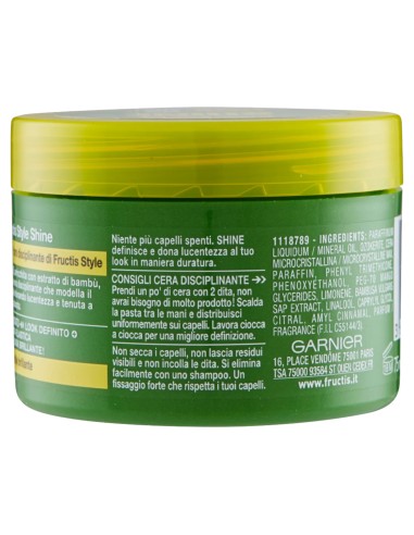 fructis garnier cera discipilante per capelli - 75ml - 02 forte: tuttocasashop.it: igiene e cura della persona